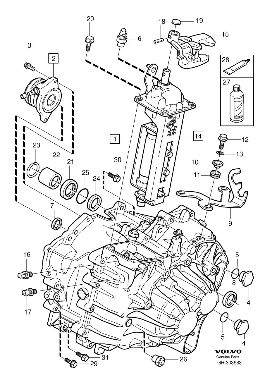 Volvo Xc Transfer Case Output Shaft Seal Drive Shaft Seal