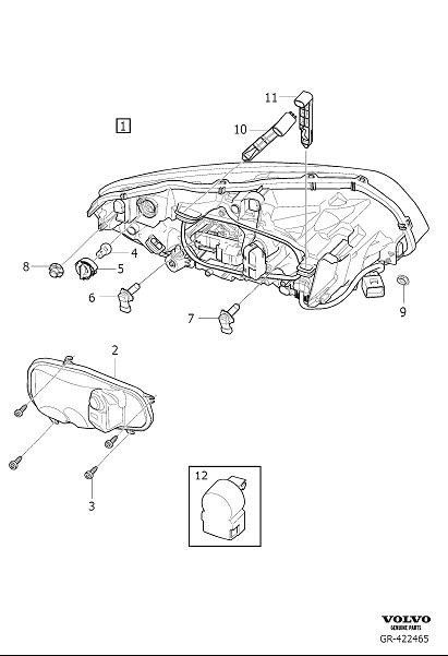 Volvo XC60 Headlight Bulb Cap (Left). COVER - 31395696 | Volvo Cars ...