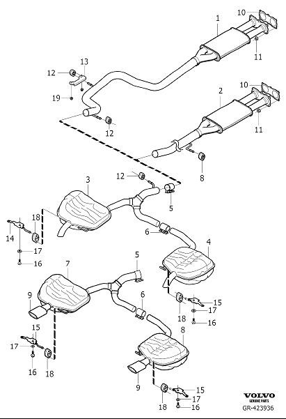 Volvo S80 Parts Diagram