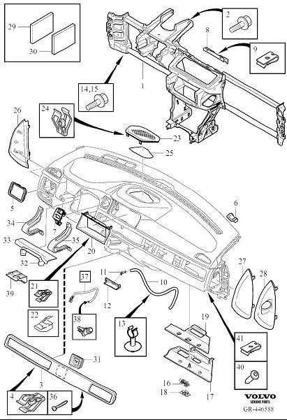 2016 Volvo XC90 Instrument Panel Trim Panel. TRIM STRIP. Trim Strip ...