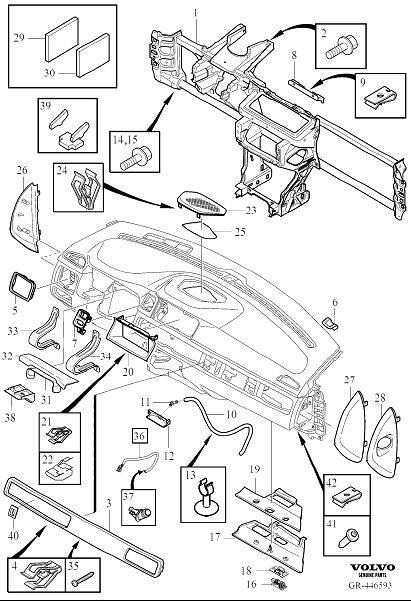 Volvo XC70 Six point socket screw. Body, Gps, Dashboard - 998113 ...