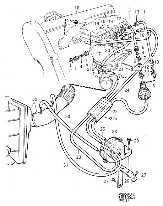 Volvo 240 Pipe. Gas, Exhaust, Recirculation - 1219006 | Volvo Cars Mall ...