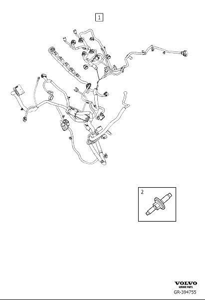 Volvo S60 Inscription Wiring Harness  Cable Harness Engine