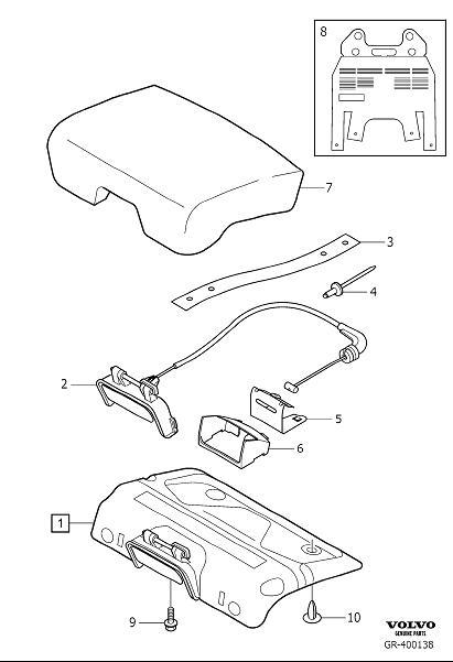 Volvo XC90 Rivet. Integrated Booster Cushion Seat. Integrated Child ...